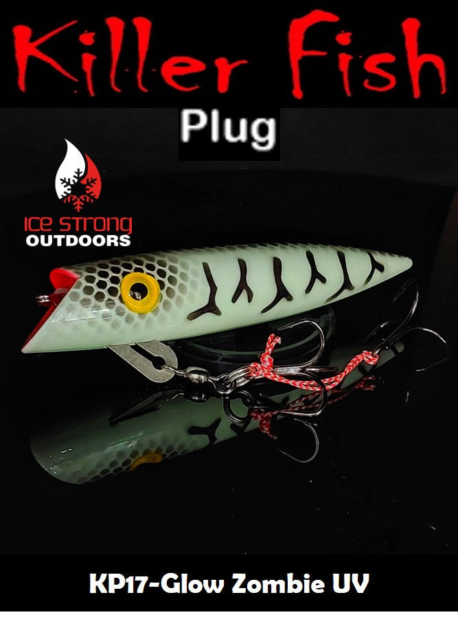 Ice Strong Outdoors - Killer Fish - Rattling TROLLING PLUG UV